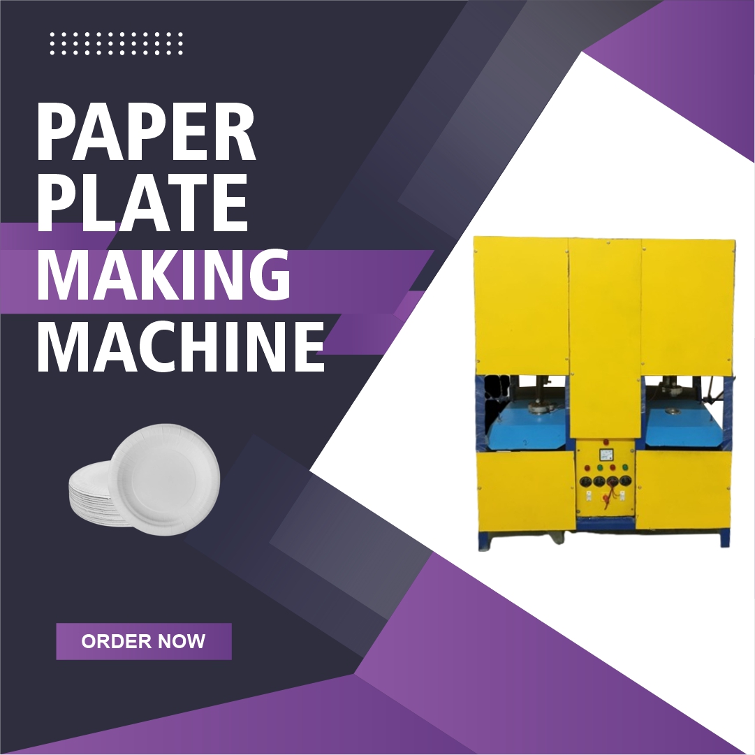Double Die Paper Plate Making Machine